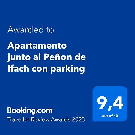 Apartamento Junto Al Penon De Ifach Con Parking Calpe Eksteriør bilde
