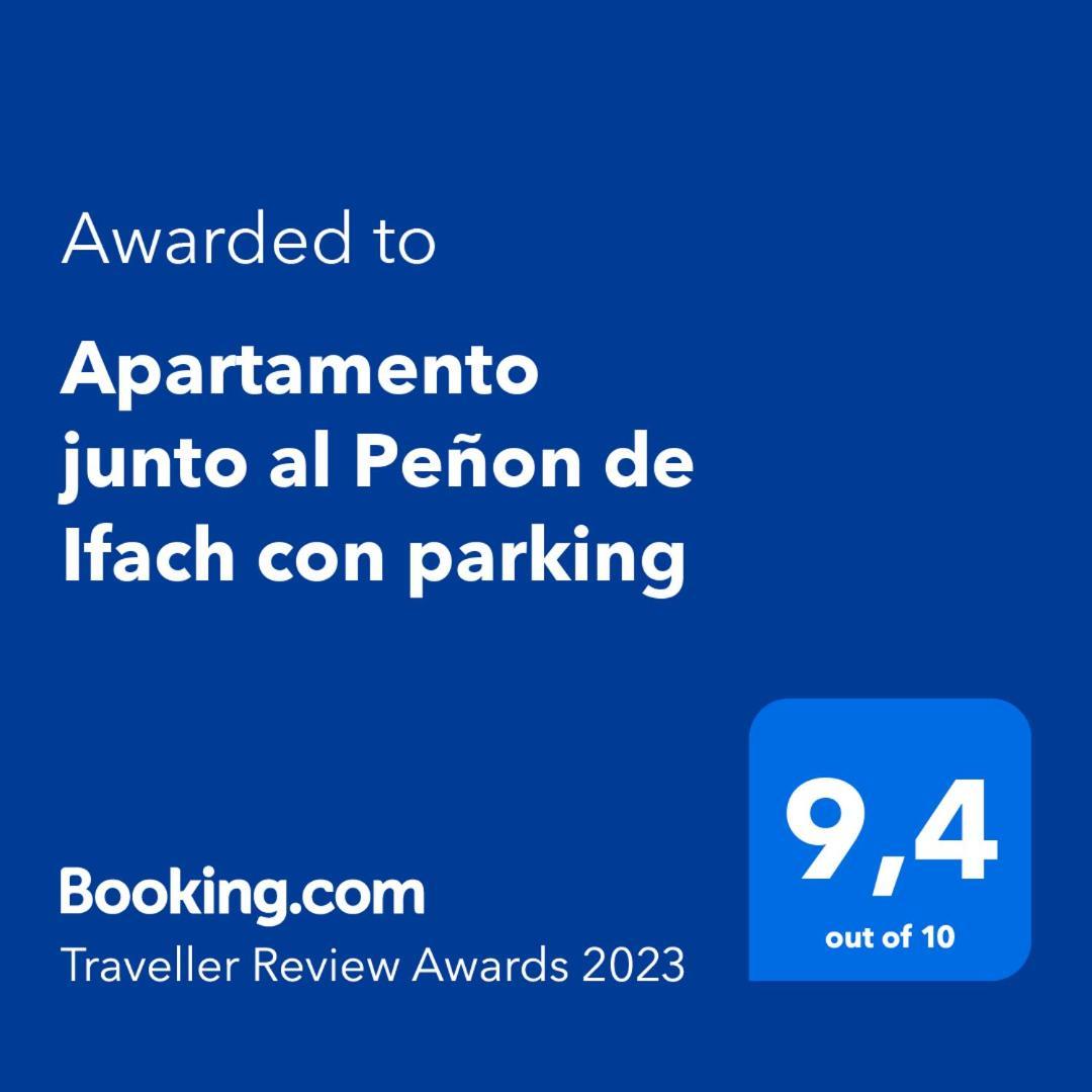 Apartamento Junto Al Penon De Ifach Con Parking Calpe Eksteriør bilde
